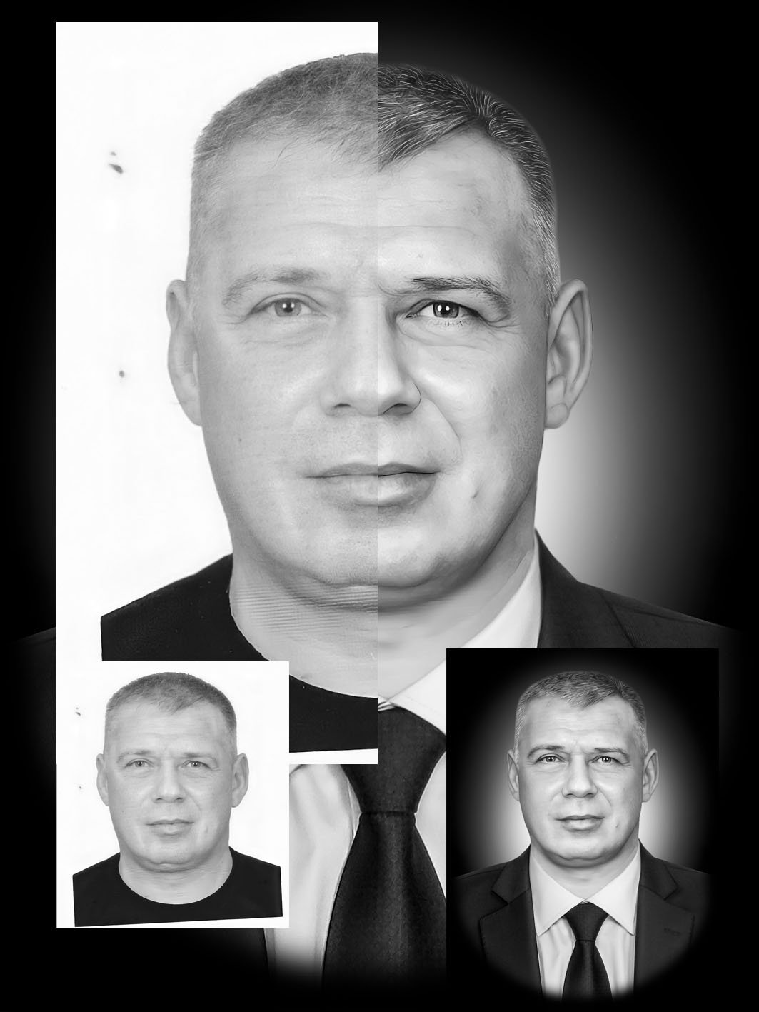 Как подготовить лицо и отретушировать для гравировки на памятнике..mp4