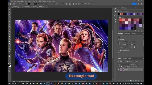 Photoshop : Making A Color Palette From A Photo