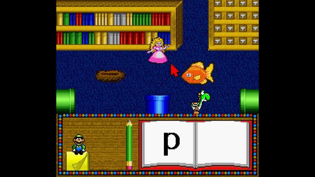 Mario's Early Years! Fun with Letters [SNES] | [4K]