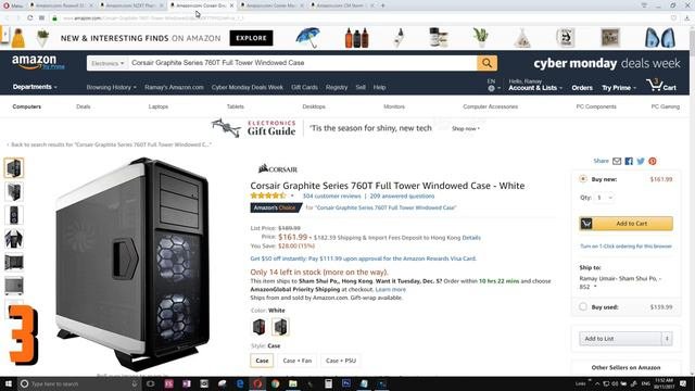 Top 5 Full Tower PC Cases of December 2017! [4K]
