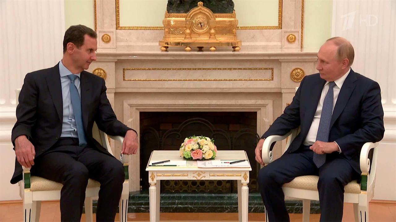 В Кремле состоялись переговоры президентов России и Сирии