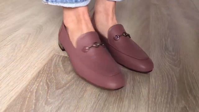 Лоферы кожаные розовые и бежевые (рептилия) на кожаной подкладке Код товара: Ж-2216.