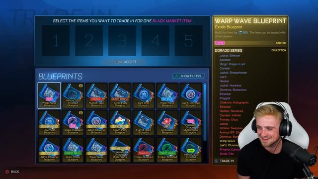 A FAN LENT ME HIS *STACKED* ROCKET LEAGUE ACCOUNT WITH CRATES, REWARDS & BLACK MARKET TRADE UPS!
