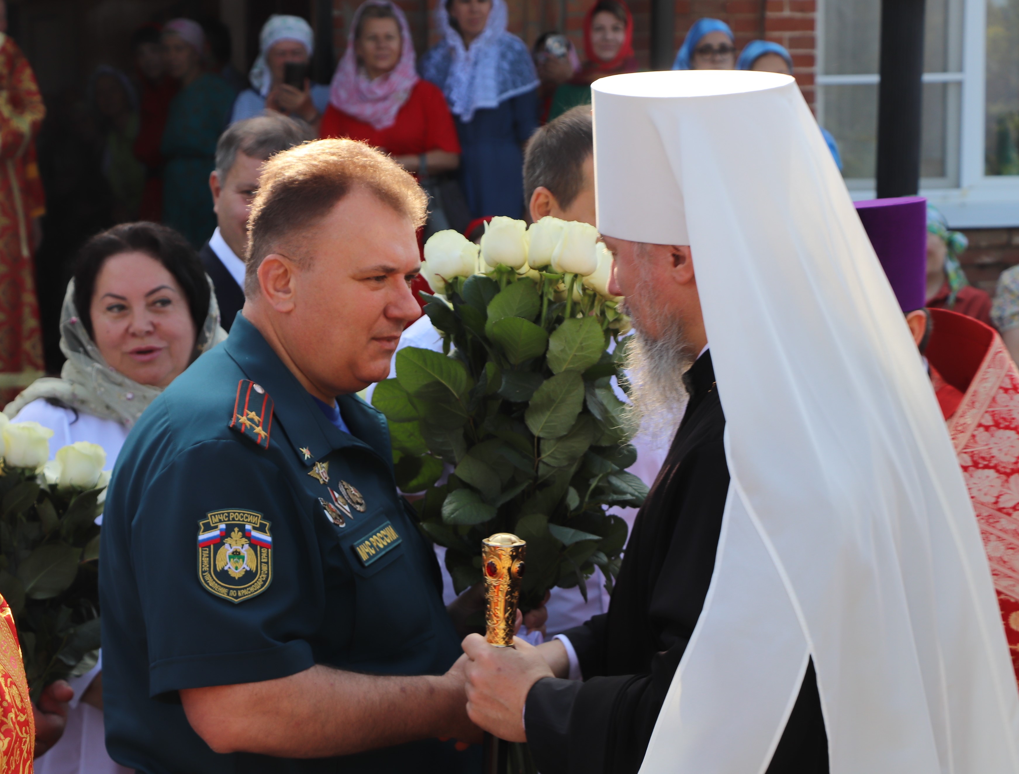 МЧС Кубани приняло участие в престольном празднике в честь Святой Блаженной Ксении Петербургской