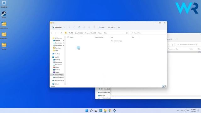 How to install a Windows 11 skin on your Steam app