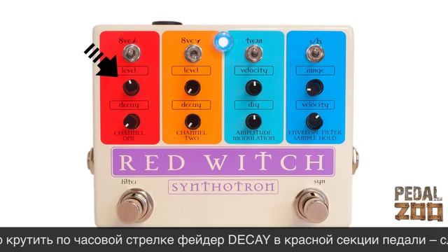 Демо педали Synthotron от RedWitch от Pedalzoo и Gods Against Zombies