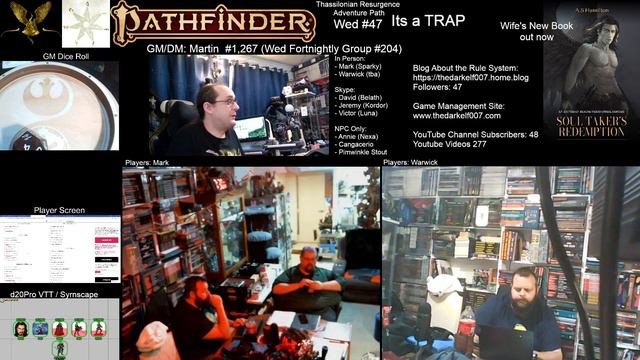 TRAP Wed#047 Lvl3 - Pathfinder 2, Shattered Star, Shards Of Sin #16 -