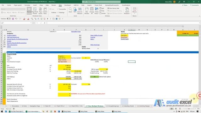 Excel scroll bar moves but sheet does not