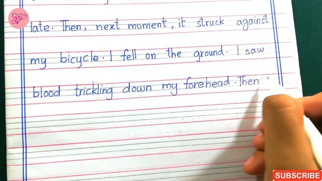 An Accident essay in English
