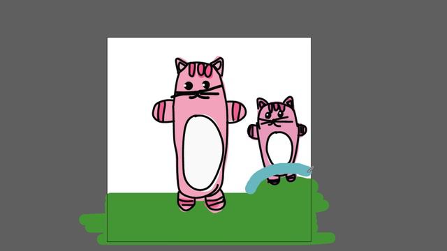 Рисуем смешных котиков детям часть 58