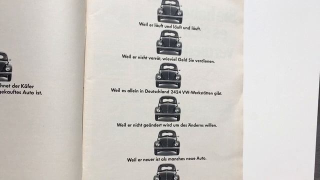 VW Käfer 1969 Volkswagen Werbung Auto Reklame