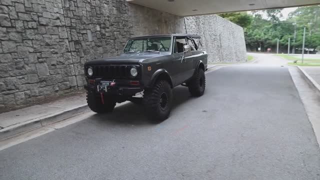 1976 International Harvester Scout II Charcoal Metallic