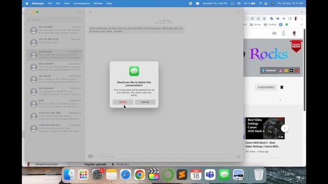 How to Delete iMessages from Mac