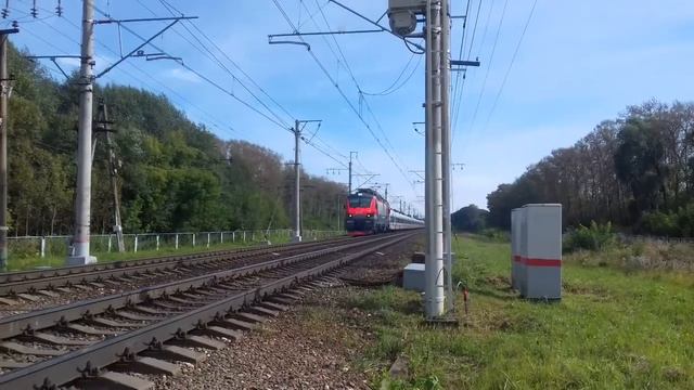 ЭП20-007 со скоростным поездом "Стриж" сообщением "Самара-Санкт-Петербург".