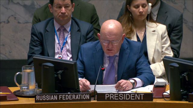 Statement by Amb. Nebenzia at the UNSC briefing on the humanitarian situation in the Gaza Strip