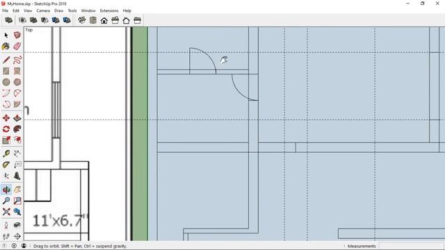 Create Floor Plan in SketchUp (Hindi)|| How to draw  House Plan |Build Complete House in SketchUp #