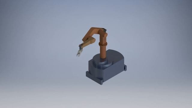 Model Multi Articular KAR-2 анимация движений Autodesk Inventor