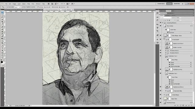 Pure Art Hand Drawing 121 – Microtomic Pencil