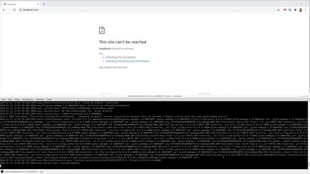 Force Vaadin 14 app work on Jetty