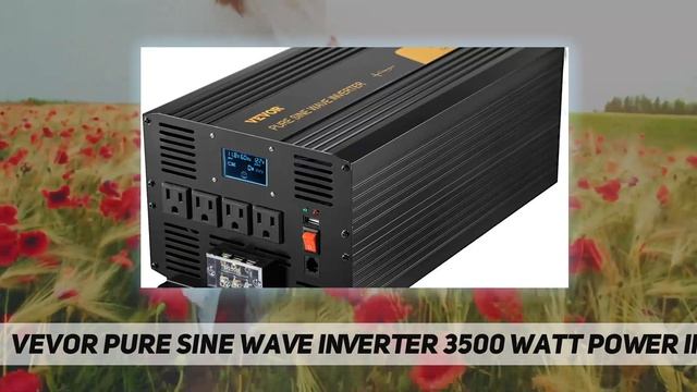 VEVOR Pure Sine Wave Inverter 3500 Watt Power Inverter - Review 2023