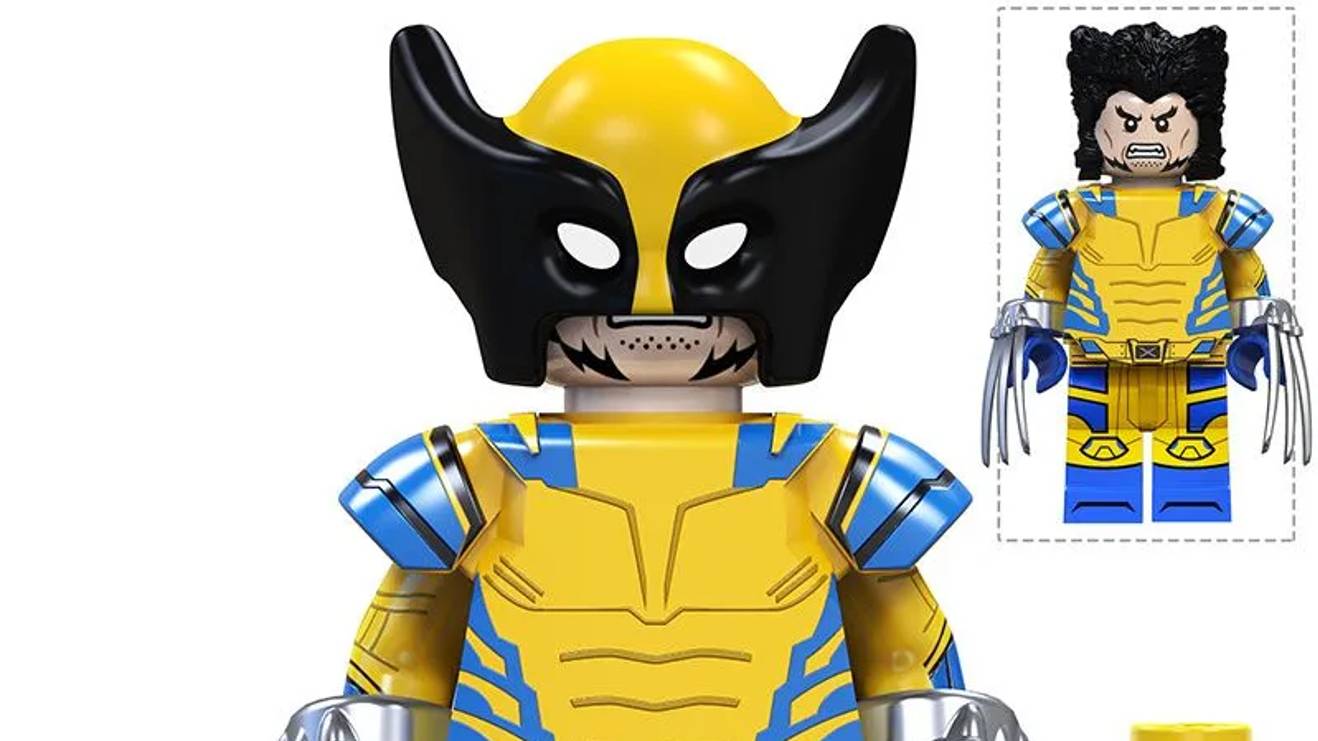 Chinese Minifigures Wolverine based on the movie "Deadpool & Wolverine"