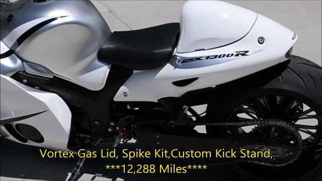 2006 Suzuki Hayabusa White, Silver and Black