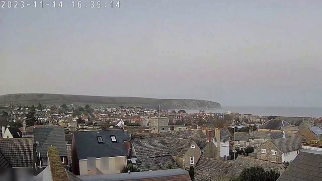 14th November 2023 - Camera down in the morning due to no internet - Swanage Webcam Timelapse