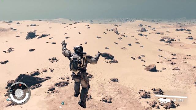 That is why there is no land vehicles in Starfield