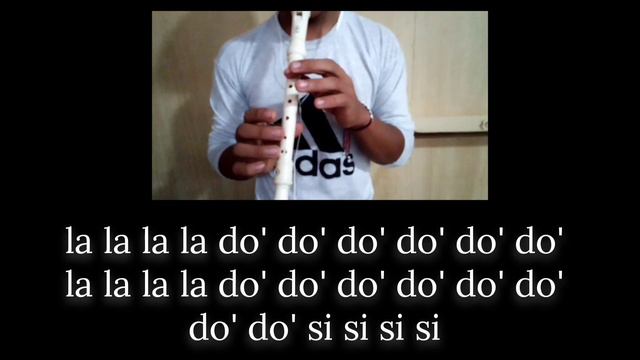 Despecha - Rosalía EN FLAUTA CON NOTAS MUSICALES ( completa ) !!