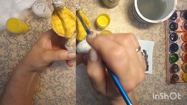 ватные игрушки в цвете