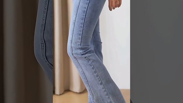 женские джинсы с разрезом
