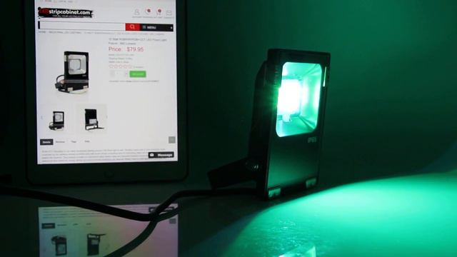 10 Watt RGBWWRGB+CCT LED Flood Light Fixture - 900 Lumens