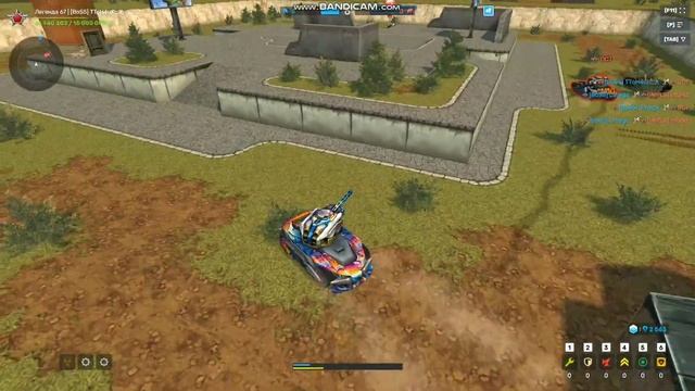 Танки-Онлайн ХР/ВР 2v2 TToH4uK_X + Omega v DC7 + Infarkt