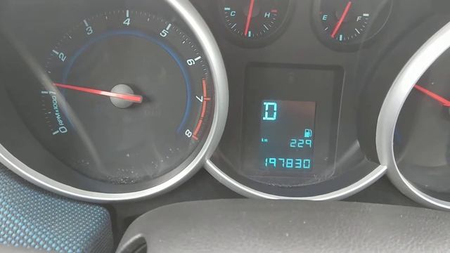 Chevrolet Cruze 1.8 2014 avtomat Расход топлива Шевроле Круз