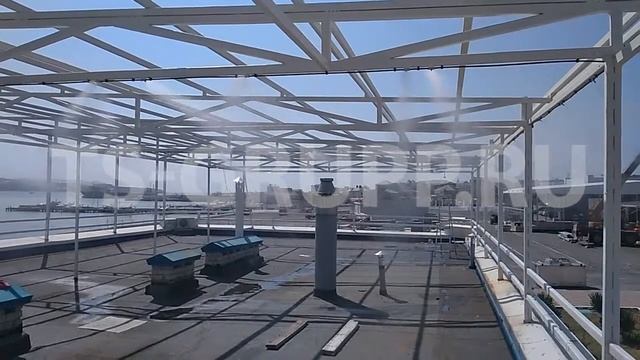 Охлаждение туманом открытой площадки в г. Геленджике