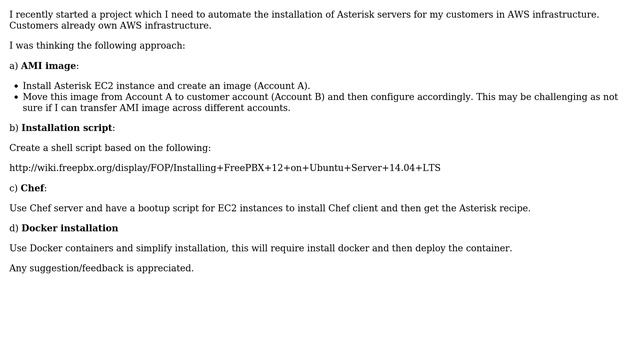 DevOps & SysAdmins: Asterisk automatic installation