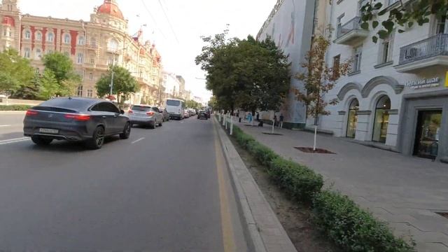 Ростов-на-Дону. Будённовский проспект. Большая Садовая улица. Еду с Центрального рынка.