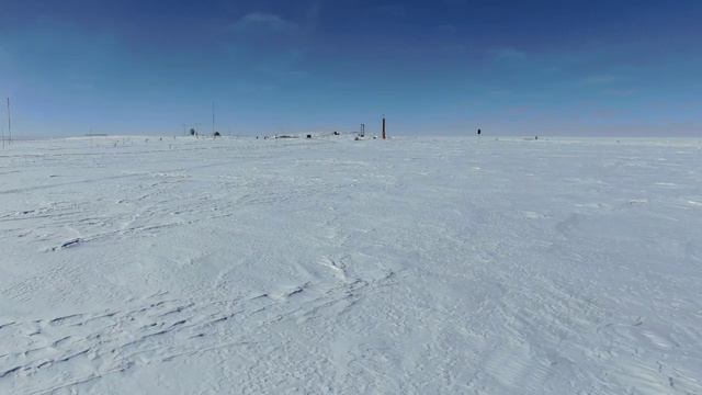 Антарктическая станция Восток. Старый зимовочный комплекс.