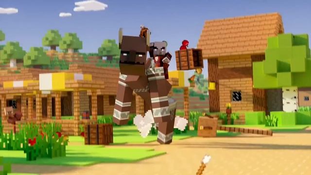 Minecraft: Animation VS Reality Villager vs Pillager