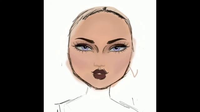 Bratz Inspired Drawing - Procreate iPad Pro