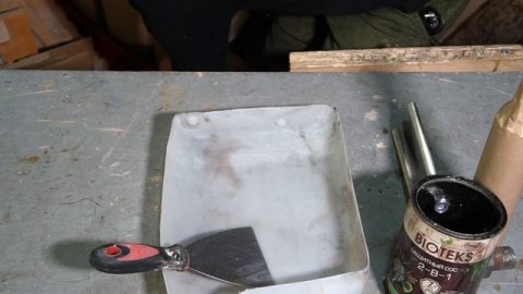 Мини горн из жестяной банки и газовой горелки