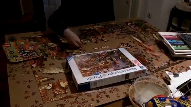 3000 piece Ravensburger Puzzle "African Animals" - Time Lapse
