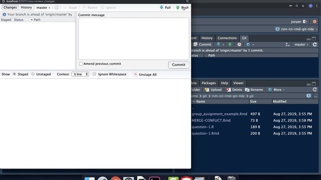 Merge conflict practice
