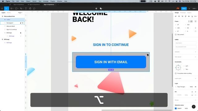 廣東話｜Pt. 1.1 - 背景＆登入介面 - 登入體驗 Sign-in Experience | Figma 介面設計 UI Design