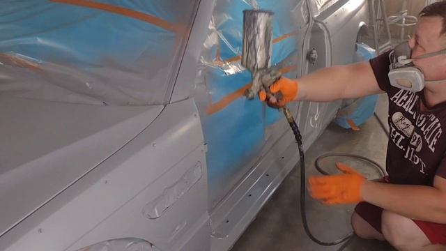 Painting a 2002 Bmw M3 and installing street fighter LA body kit