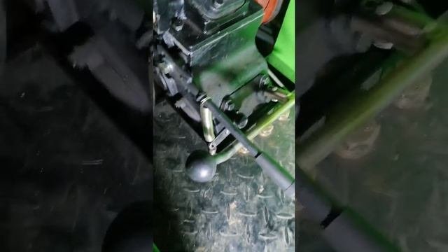 Переделка рычага включения блокировки колёс на минитракторе Рустракт Р18