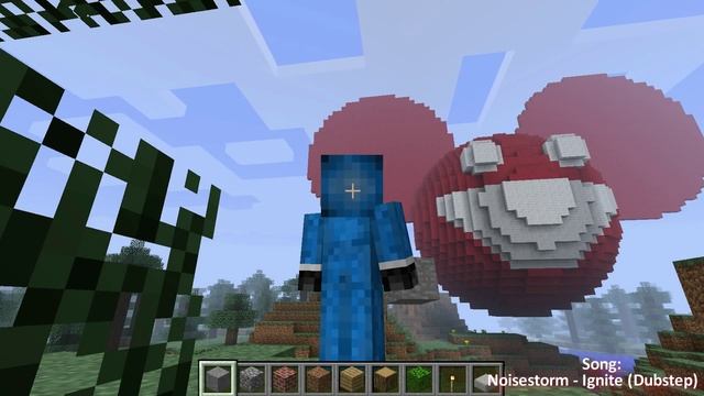 Minecraft - Deadmau5 3D Head (Sound Sync)