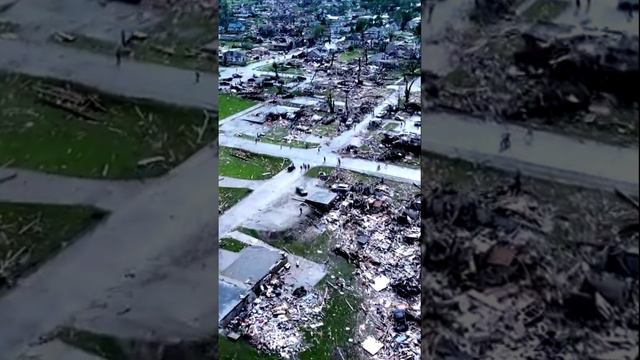 Последствия прохождения торнадо в Гринфилде США