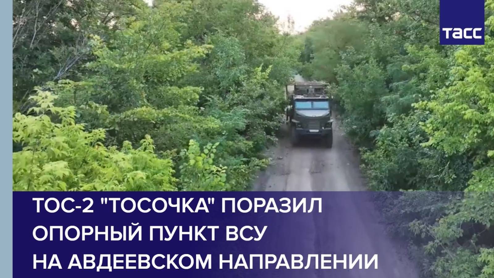 ТОС-2 "Тосочка" поразил опорный пункт ВСУ на авдеевском направлении