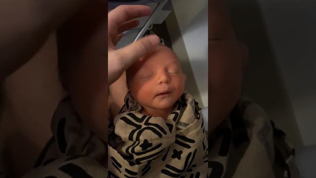 3 Day Old Son Enjoys Head Rubs   ViralHog